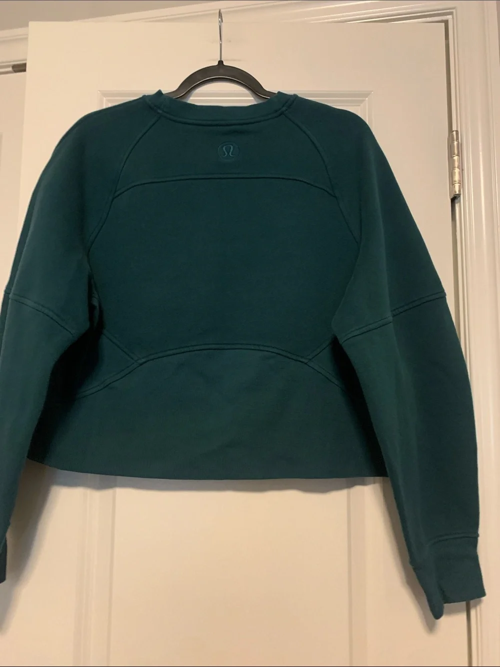 Lululemon Green Wordmark Scuba, Sz M/L Good Condition